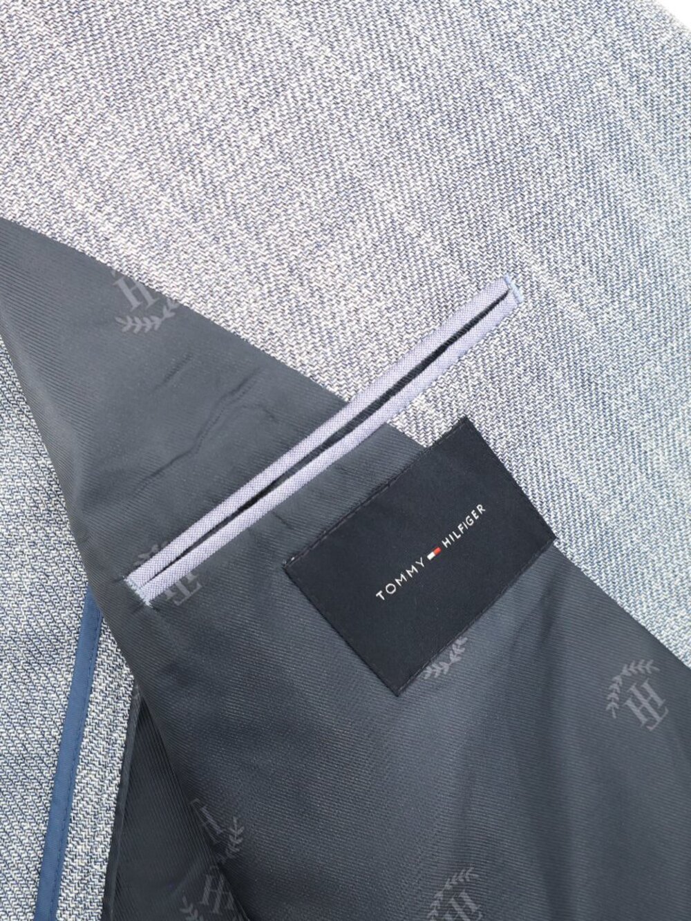 Tommy Hilfiger Sport Coat Men 48R Single Breasted Two Button unstructured summer - Picture 9 of 12